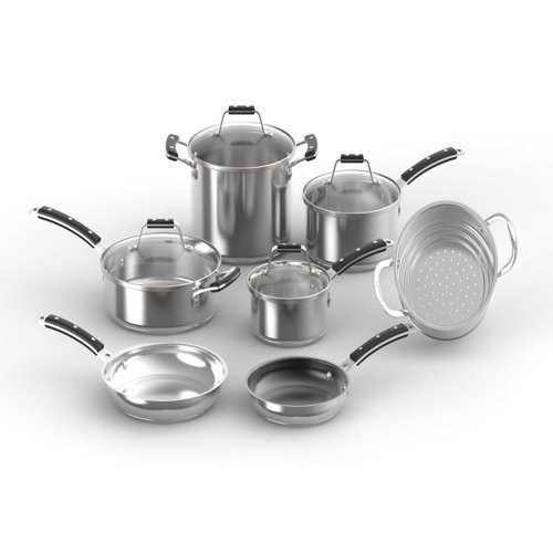 Cuisinart Heritage™ Stainless Collection Cookware Sets Wayfair